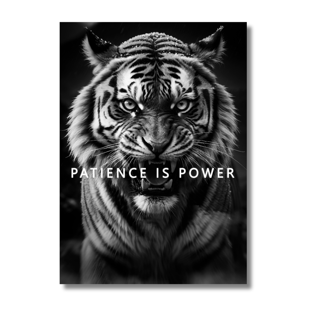 Patience is Power Tiger