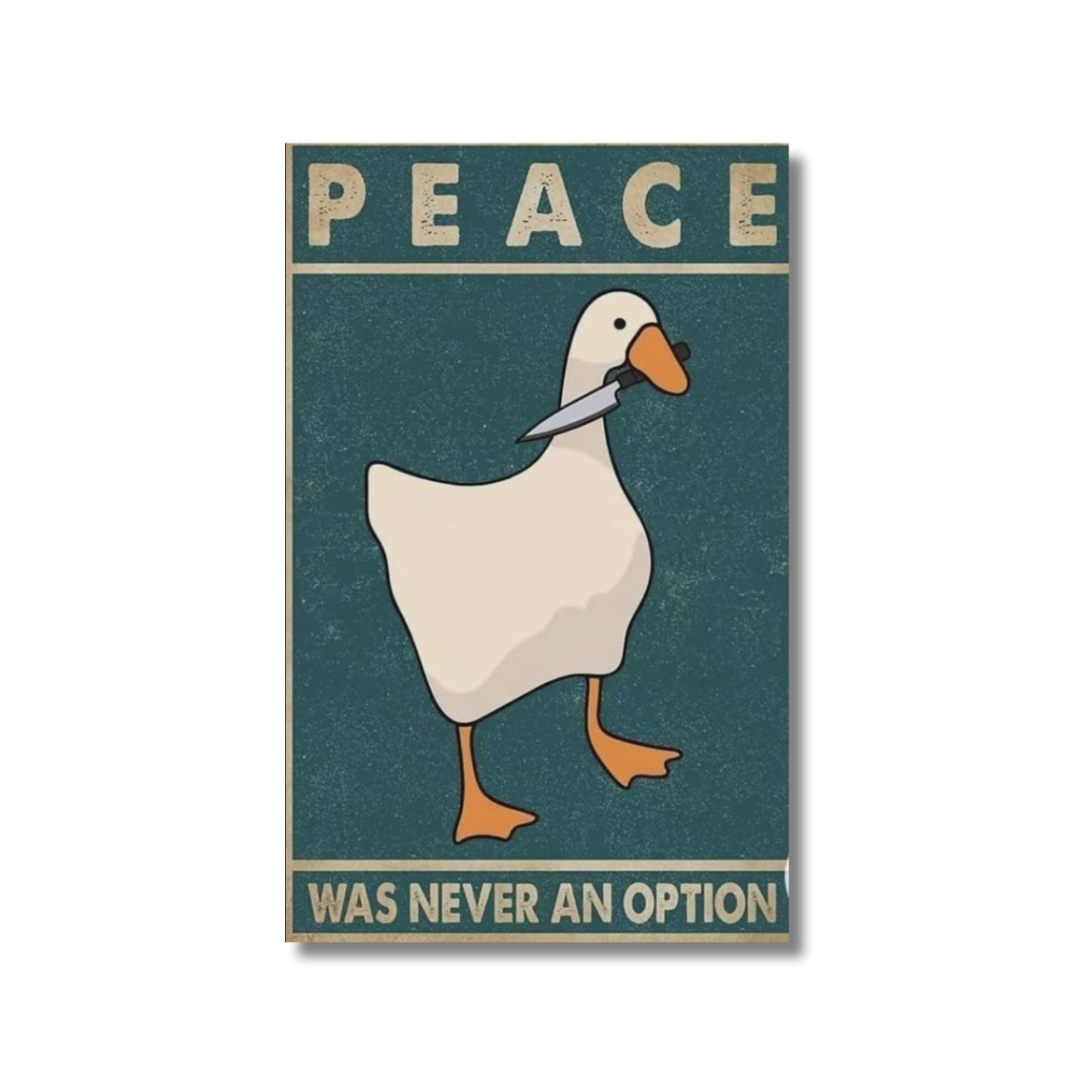 Peace was never an option