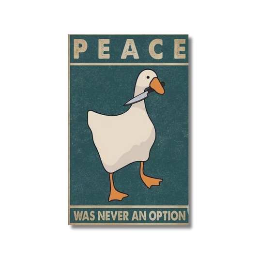 Peace was never an option